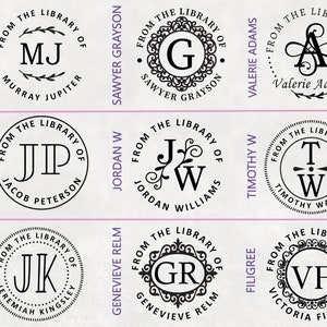 Book Embosser Custom Made for You to Personalize Library Books! Choose ...