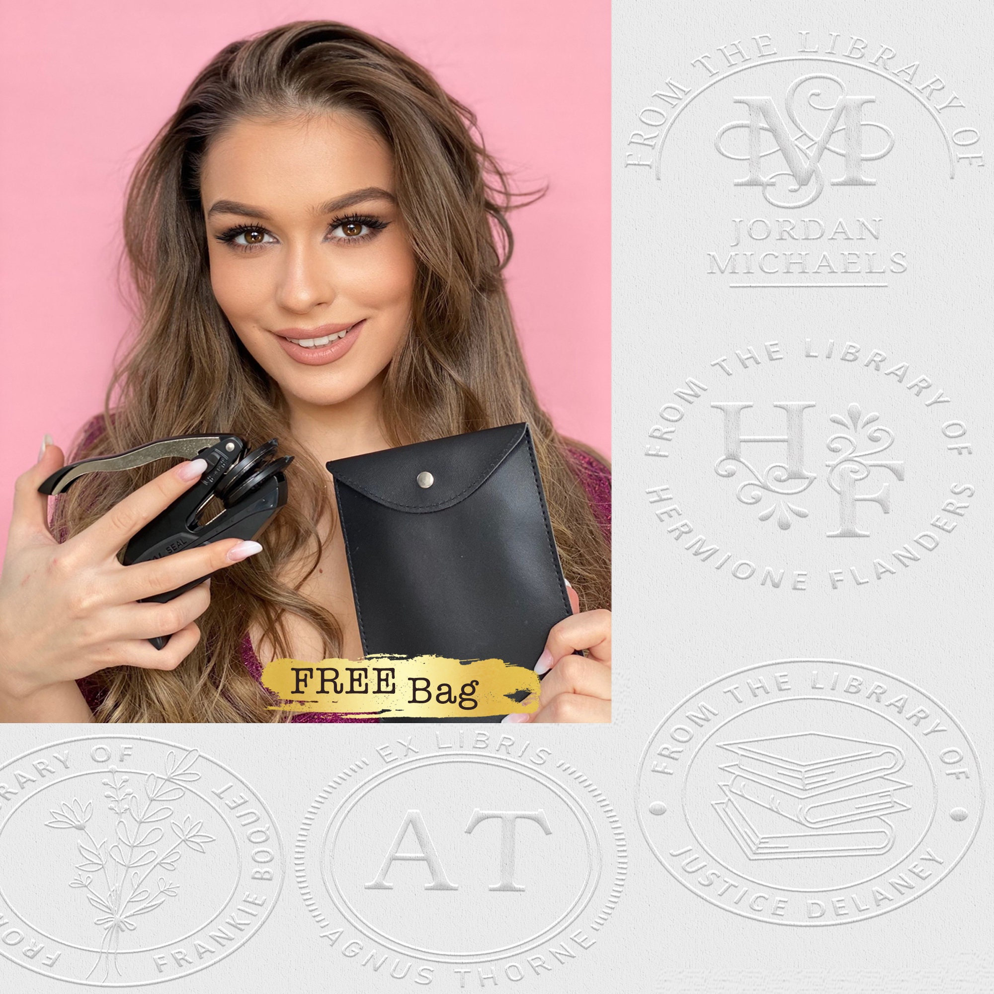 Custom Book Embosser for You to Personalize Library Books Etsy Australia