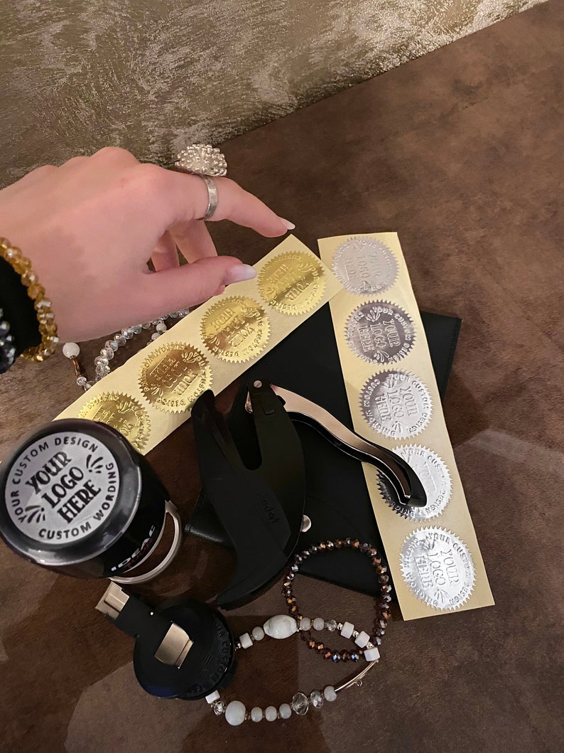 Custom Embosser with Seal for your Personal Library Gift for Etsy