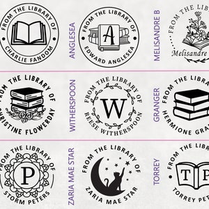 Book Embosser Custom Made for You to Personalize Library Books! Choose ...