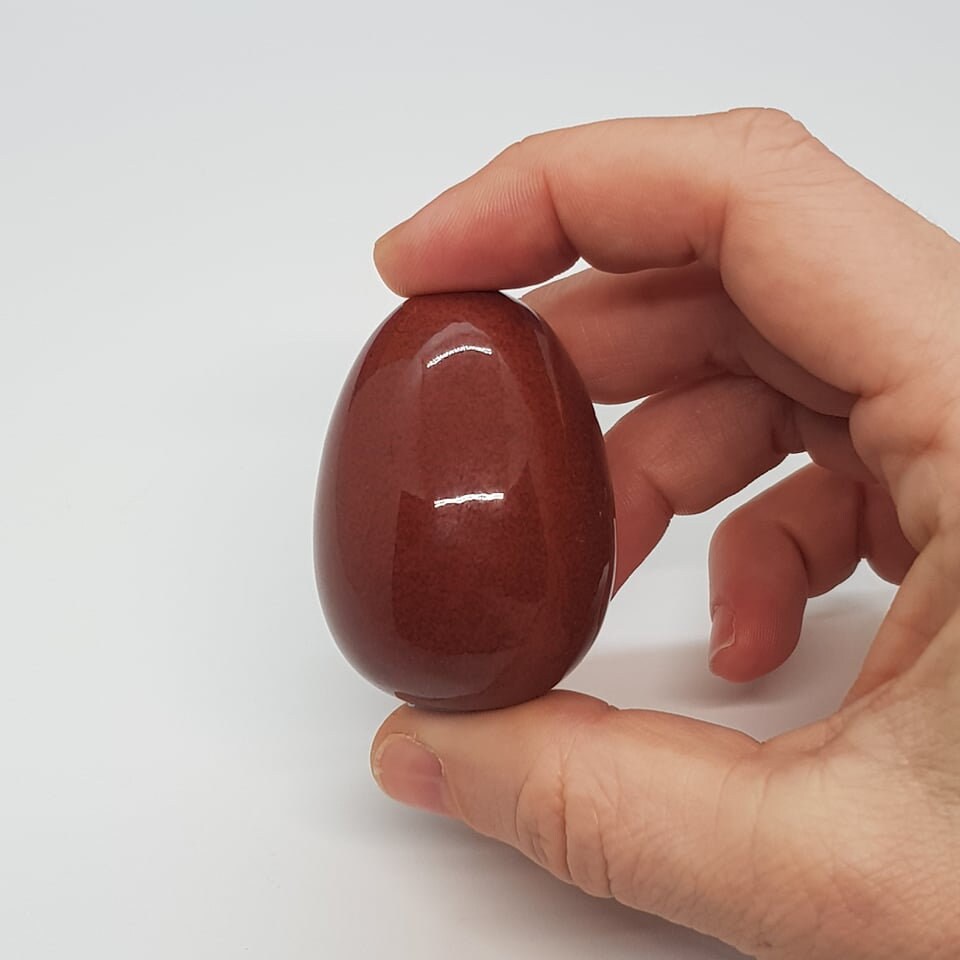 Oeuf en Jaspe Rouge