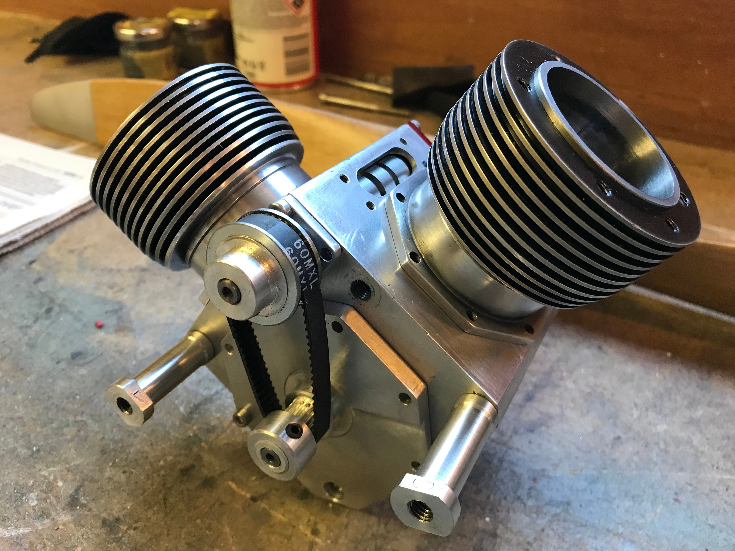 Vtwin Gas Petrol Model Engine Plans 100cc Four Stroke Etsy UK