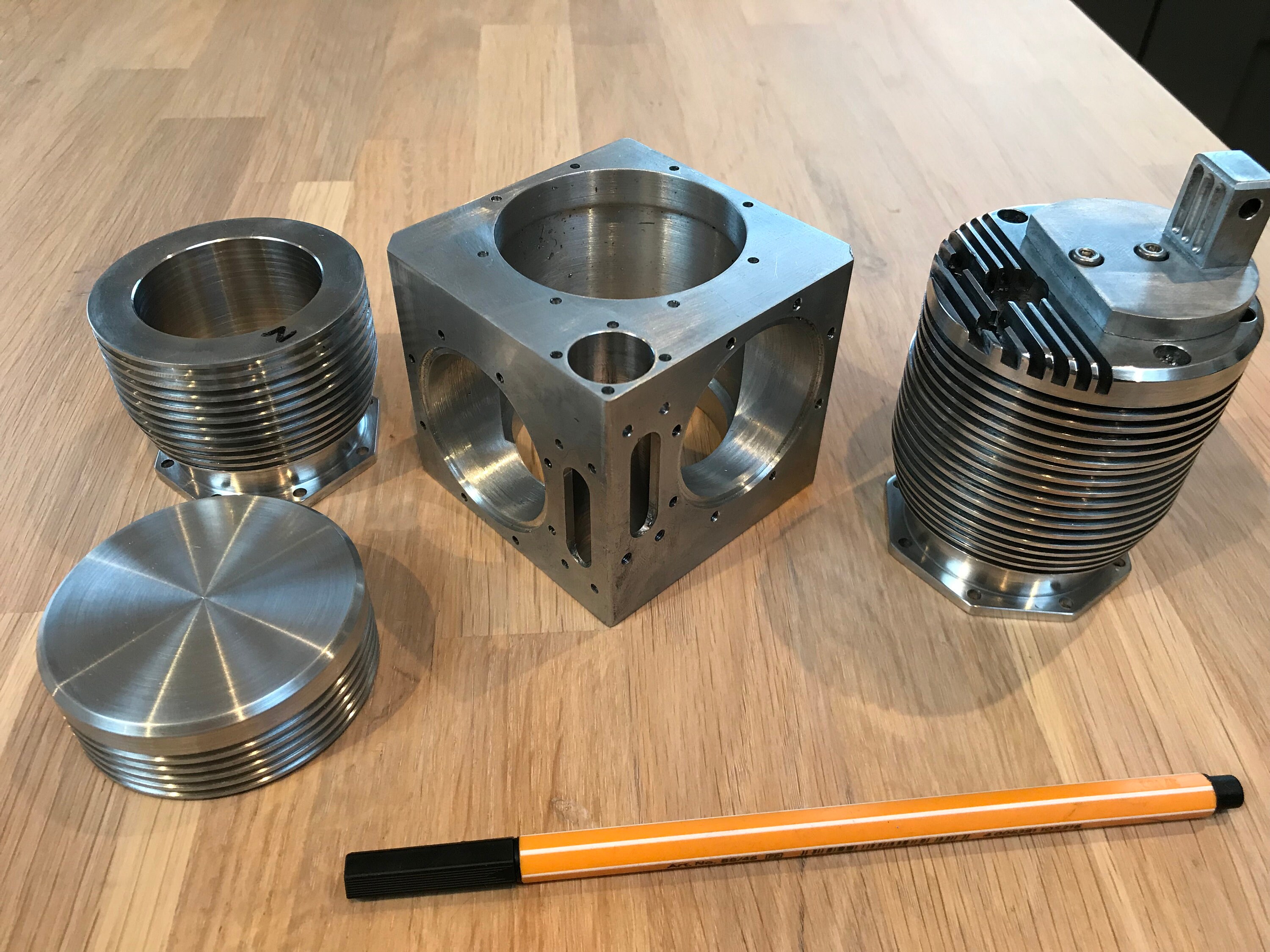 Vtwin Gas Petrol Model Engine Plans for 100cc Four Stroke PLANS ONLY