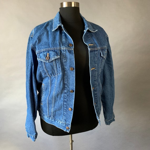 L Vintage BB King Denim Jacket - image 5