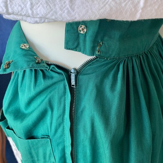 XXS 40s/50s Embroidered Skirt *With Pockets! - image 9