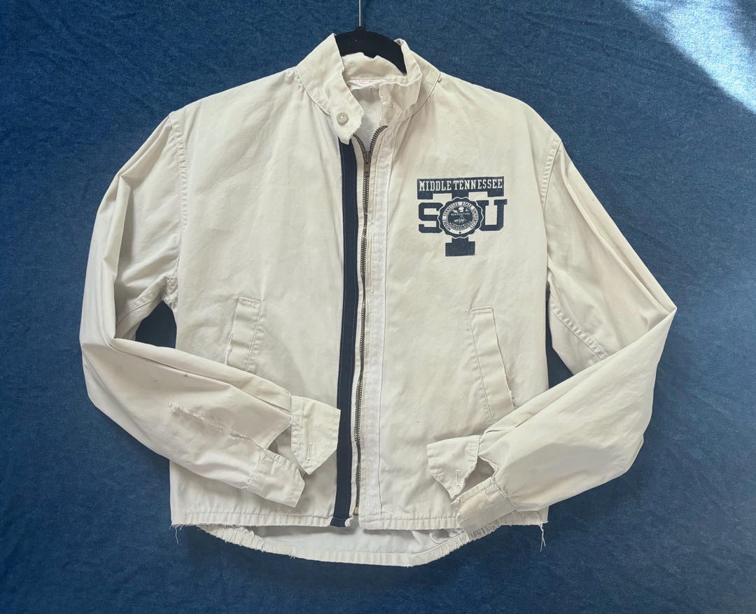 XS/S 50s Vintage Champion Cotton Distressed Jacket | MTSU True
