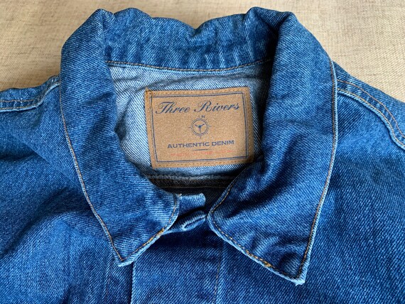 L Vintage BB King Denim Jacket - image 8