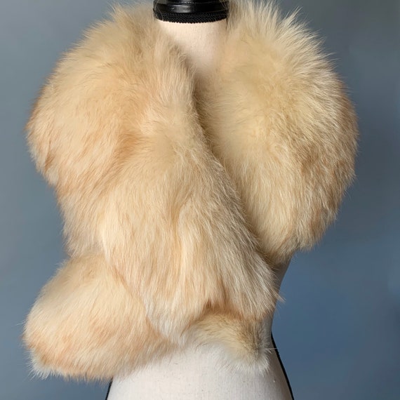 Champaign Color Fox Fur Stole