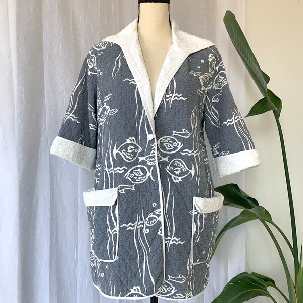 Beach Towel Jacket Etsy