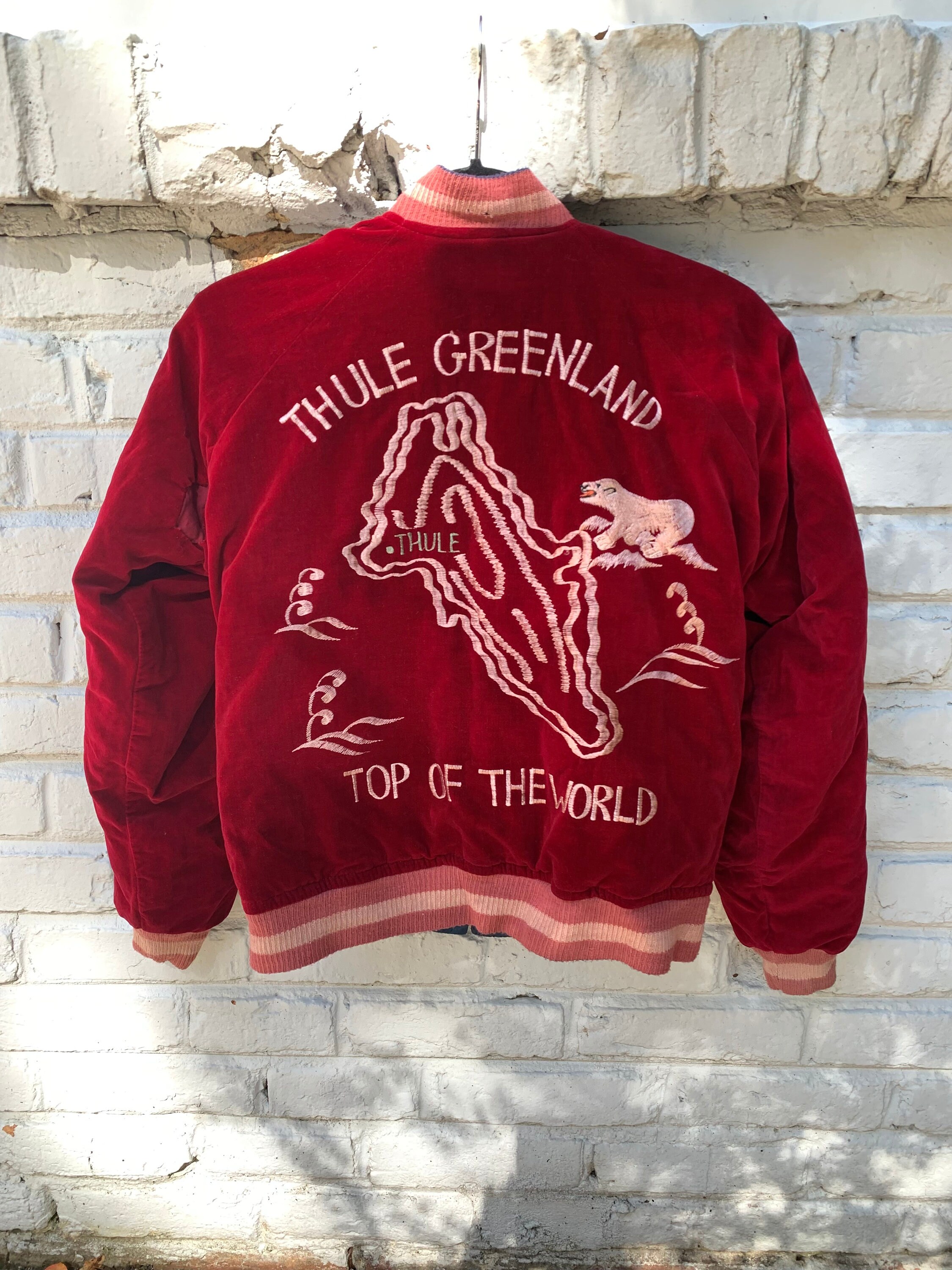 S/M 50s/60s Vintage Sukajan Souvenir Jacket | Embroidered Bomber