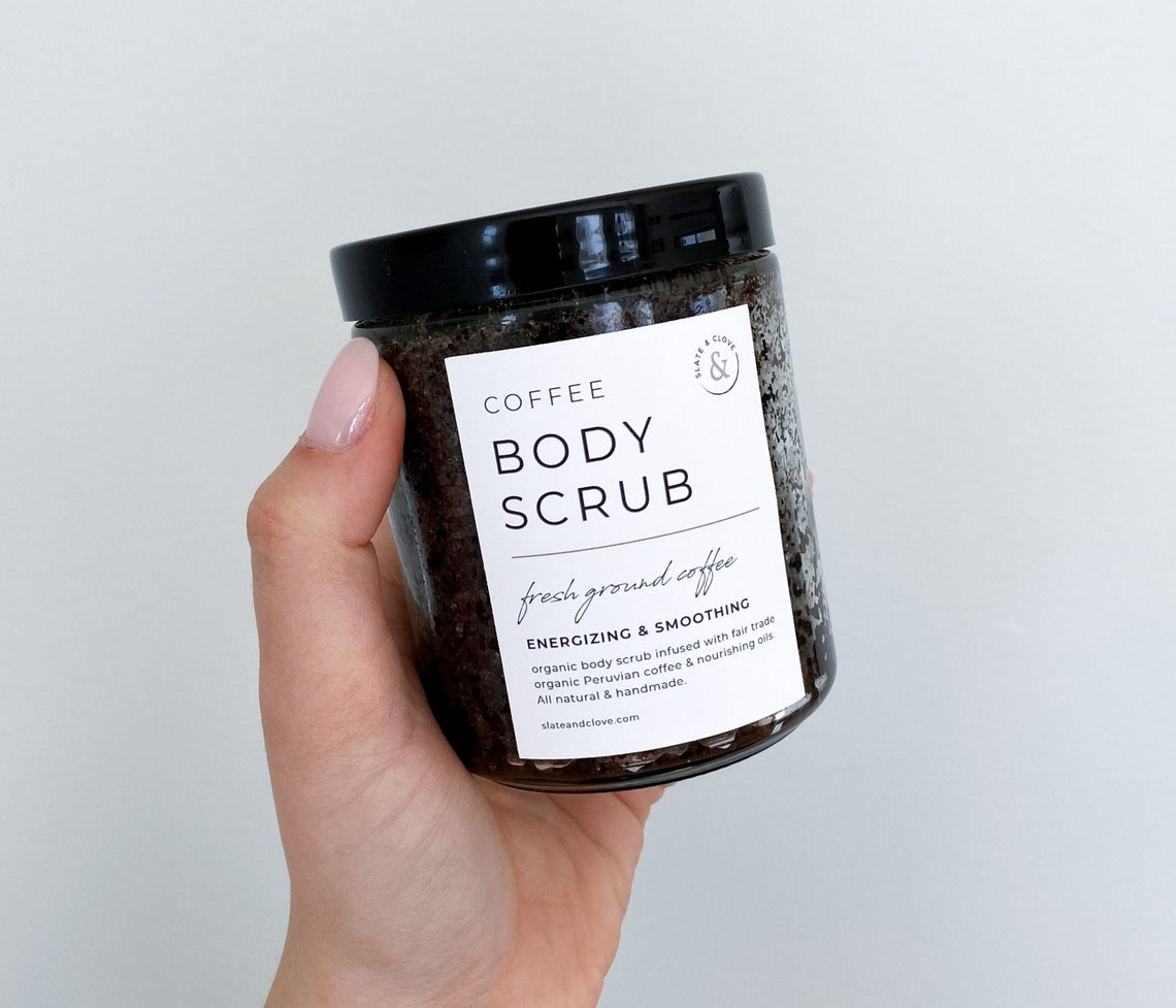 Coffee Body Scrub All Natural Scrub Organic Scrub Coffee Etsy