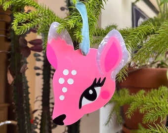 Kitsch Deer Acetate Decoration