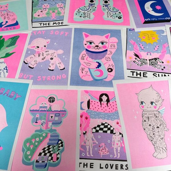 3x A4 Art Prints Deal