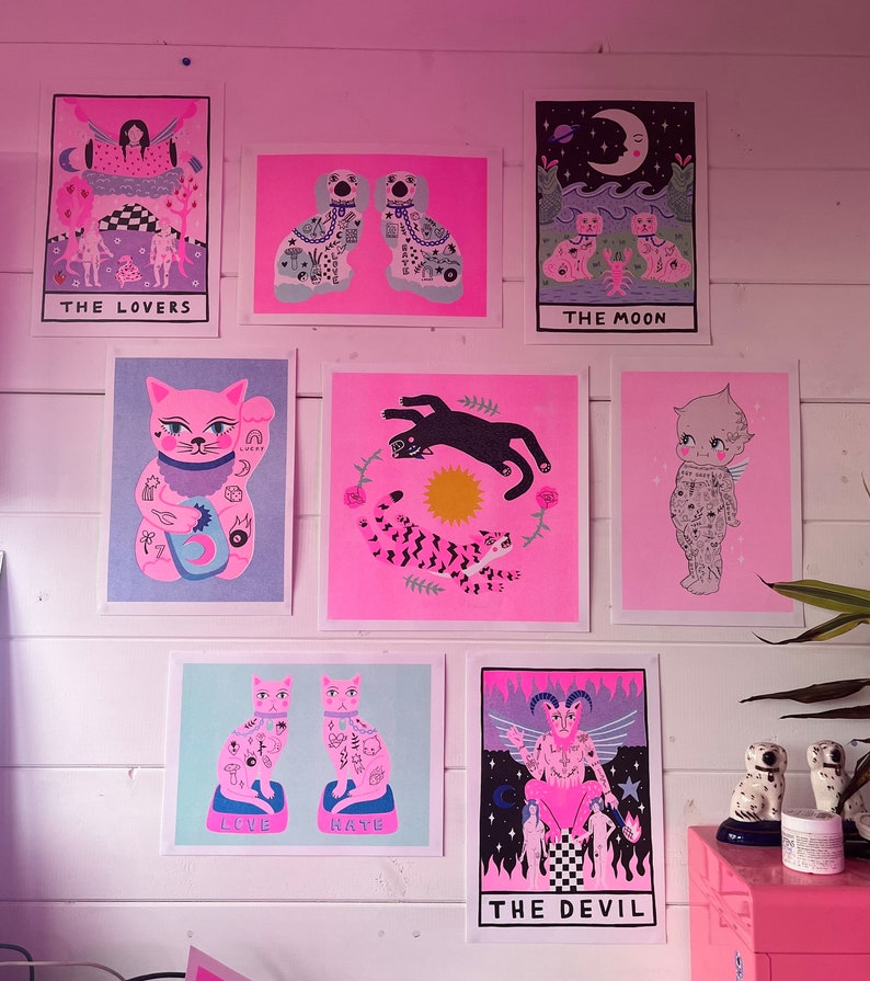 3x A4 Art Prints Deal Etsy UK