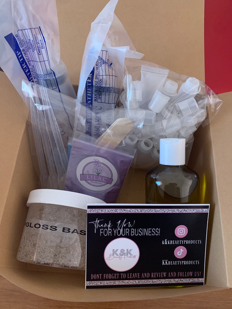 Lip Gloss Starter Kit Start Your Beauty Business Today Great Etsy