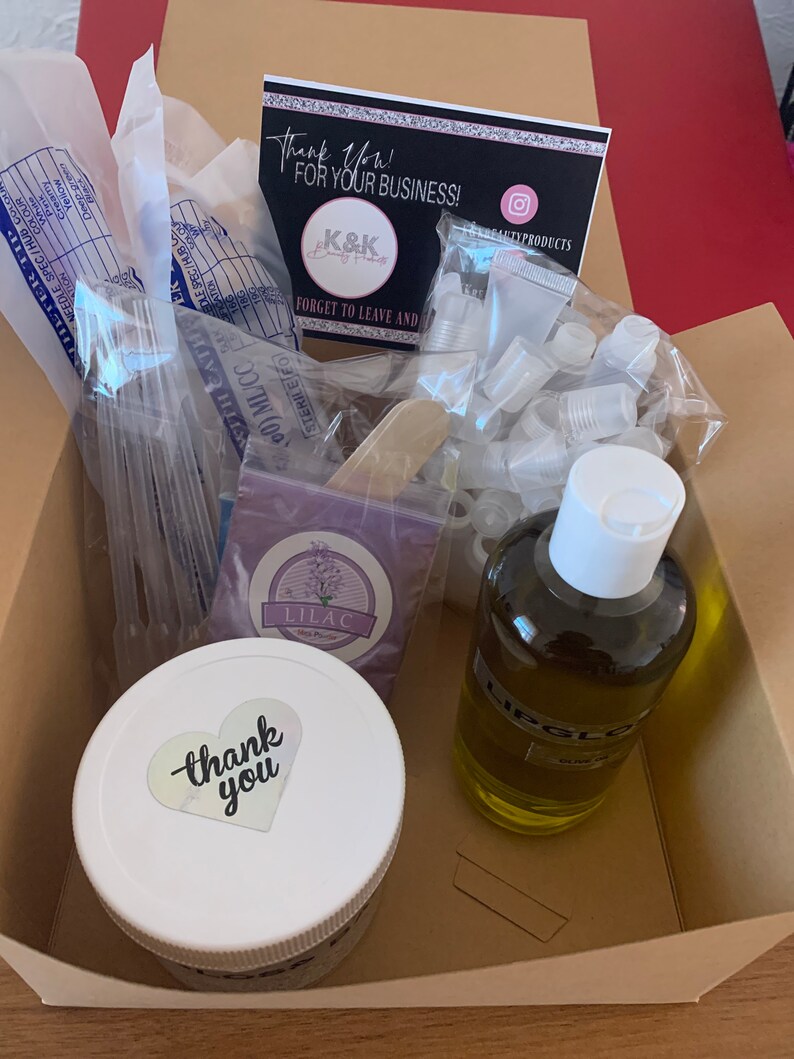 Lip Gloss Starter Kit Start Your Beauty Business Today Great Etsy