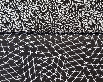 Night Fancy Drift White - Victoria Findlay Wolfe - PER QUARTER METRE Night Fancy Drift White - Victoria Findlay Wolfe - PER QUARTER METRE
