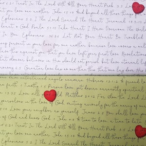 NUEVO !!! J. Wecker Frisch para Riley Blake *All My Heart*, las Cartas de Amor en 4 colores 0,5 m x 1,10 m