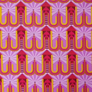 Anna Maria Horner voor Free Spirit, "Welcome Home" uit New York - in de kleur gelato - 0,5 x 1,10 m