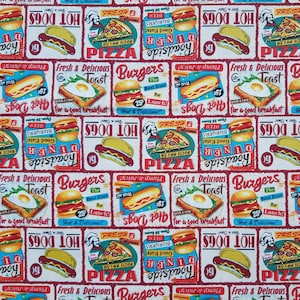 Sher Sester for Blank Quilting Corp. &quot;Life s a kick....&quot; Vintage signs 0.5mx 1.10 m
