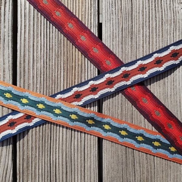 Gurtband, 1 Meter- Folkland - Ethno Style , 40mm breit, stabiler , angenehmer Griff