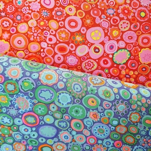 Kaffe Fassett Collective  &quot; PaperWeight&quot;  GP20 in paprika und teal , 0,5 m x 1,10 m