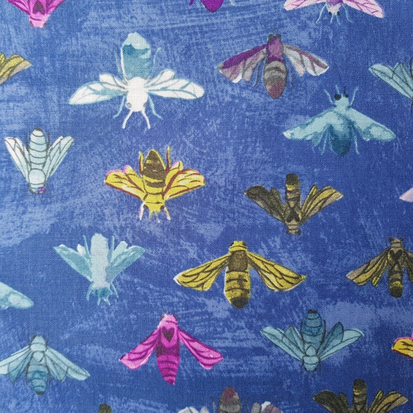 Windham Fabrics, "Dreamer" by Carrie Bloomston - Save the Bees - Patt 42568 - 0.5 x 1.10 m