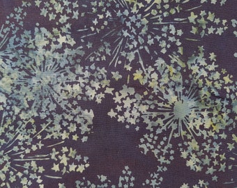 Bali Batik by Hoffman California INT. in dark green with green pattern 0.5 m x 1.10 m