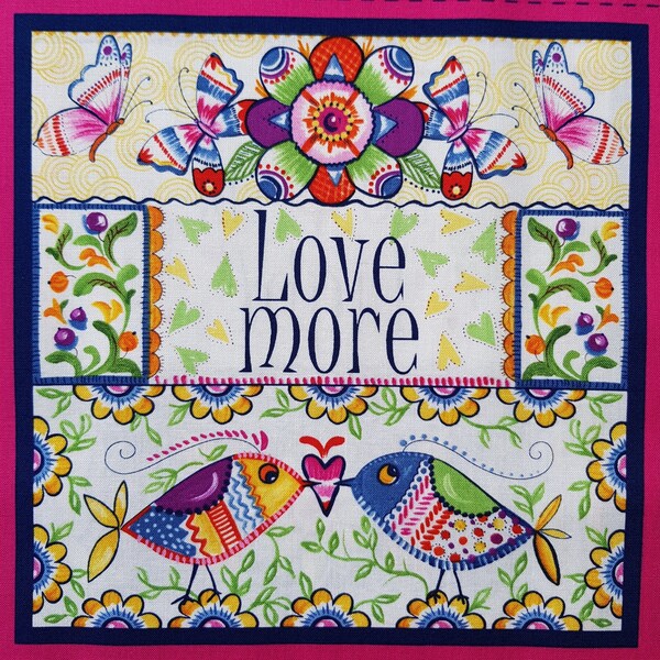 Ani del Sol for Blank Quilting "Gypsy Dreams!" Patt NO 9744 - 0.43 x 1.14 m, motivational sayings