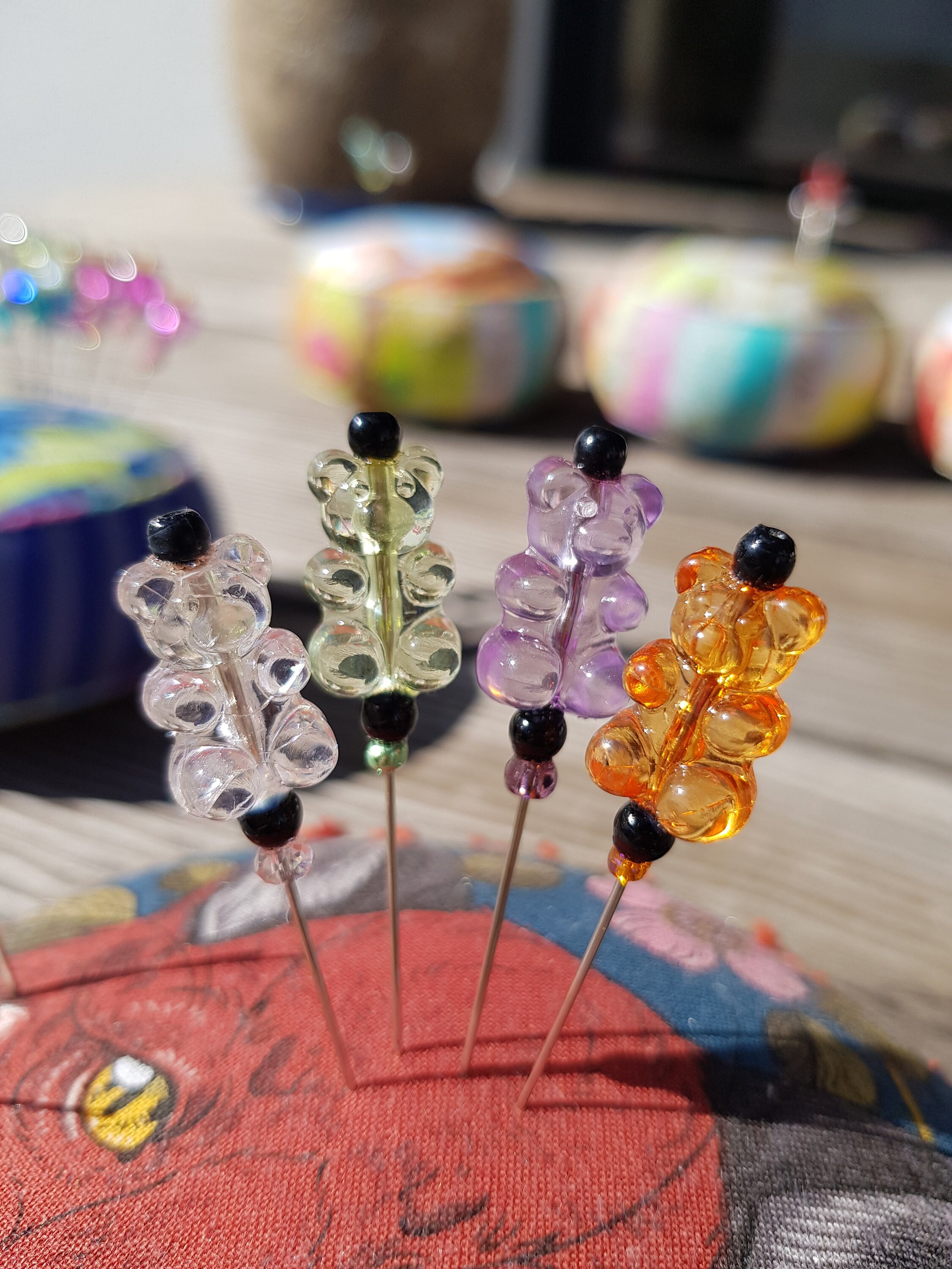 Handmade Decorative Pins 6 Cm, Set of 3 in Pretty Packaging, Wonderful ...