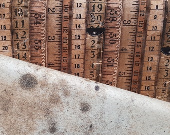 Tim Holtz &quot;Foundations&quot; - Tape Measures and &quot;Provisions&quot; in linen 0.5 m x 1.10 m