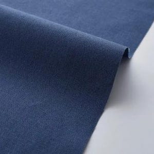 Kokka Japan /Echino Solid Canvas (55, 45%,LI/ CO)- blau 0,5 m x 1,10 m