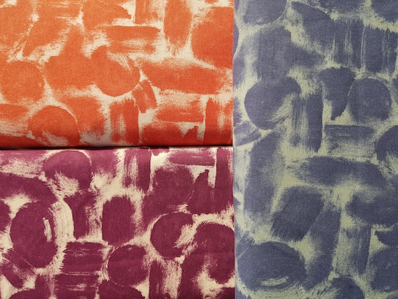 Cotton+Steel "Glory" , by Megan Carter der Harmony in 3 Farben 0,5 m x 1,10m Heavyweight / Canvas