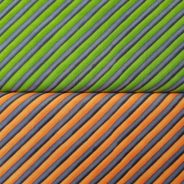 Jill Webster for Clothworks, " Movers and Shakers "- diagonal stripes -0.50 x 1.10 m