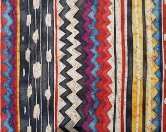 Rzadkie znalezisko! „Pow-wow-Kilim” Alexander Henry 0,5 m x 1,10 m, rzadki przedmiot z 2013 roku, kombinowany koc siodłowy