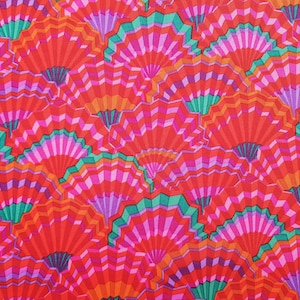 Kaffe Collective per Rowan il "Ventaglio di carta" - 0,5 x 1,10 m nel colore rosso