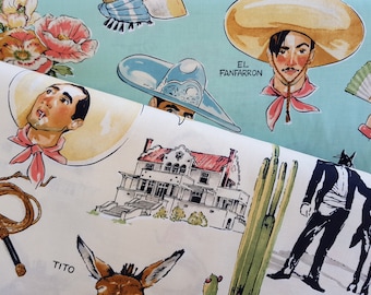 Nueva colección -Alexander Henry - " Hacienda ", México, 0.5 x 1.10 metros, Folklórico