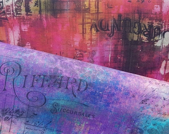 Tim Holtz for Free Spirit- Eclectic Elements &quot; Abandoned 2 &quot; of the Hotel Burgundy & Rue Le Peltier