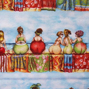 Mary Stewart for Elizabeth Studio the legendary Fruit Ladies, 4 full rows 46.5 cm x 1.10 m image 2
