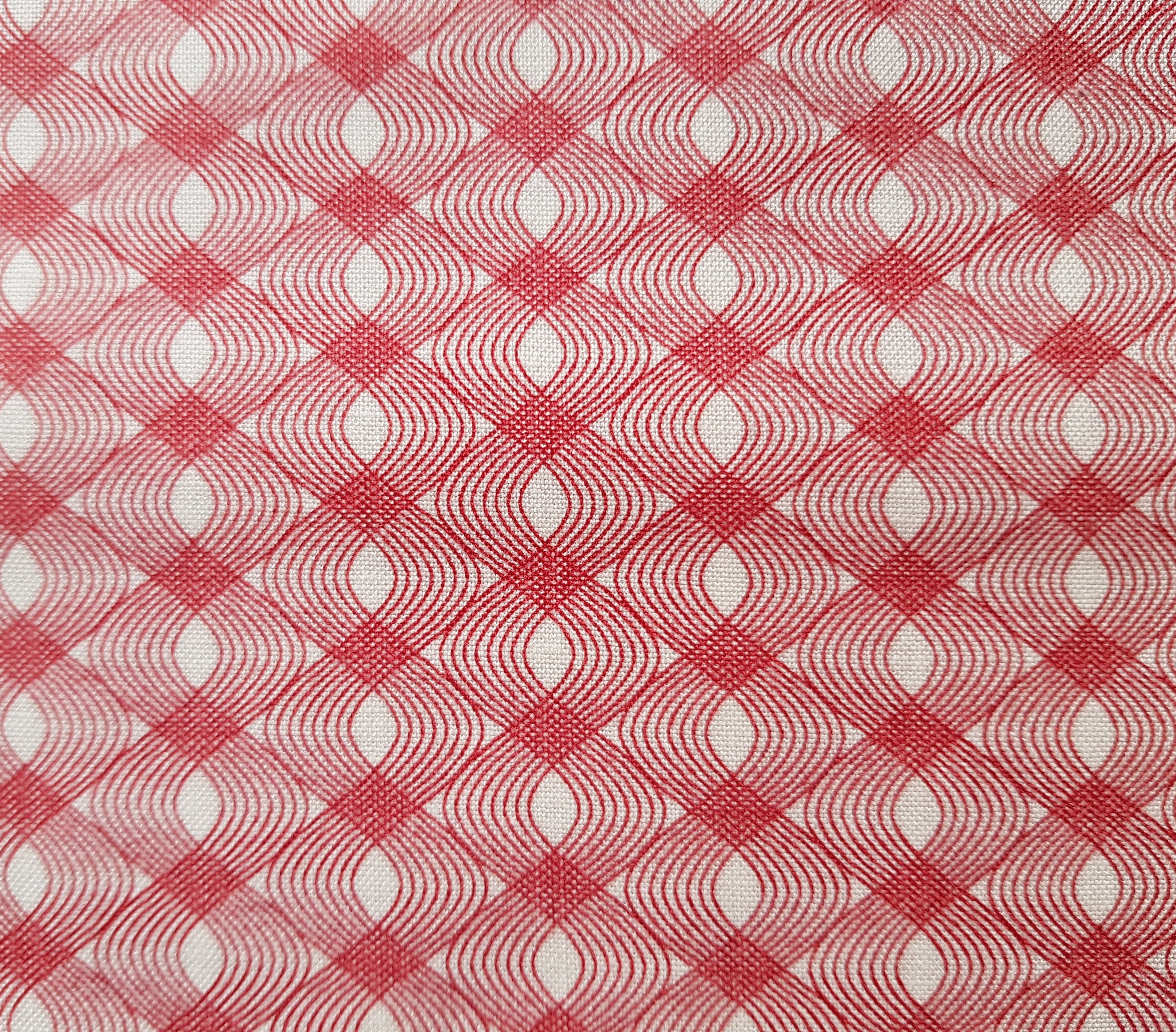 Mary Koval for Windham Fabrics "Simply Red" Patt NO. 42897- 0.5 x 1.10 m