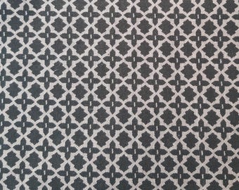 Kokka Japan "Sashiko Moyou" canvas, half linen (80, 20%, CO, LI) - 0.5 x 1.10 m