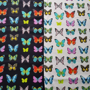 Alexander Henry - &quot;El tiempo di Mariposa&quot;, butterflies, Folclorico, 0.5 x 1.10 m meters