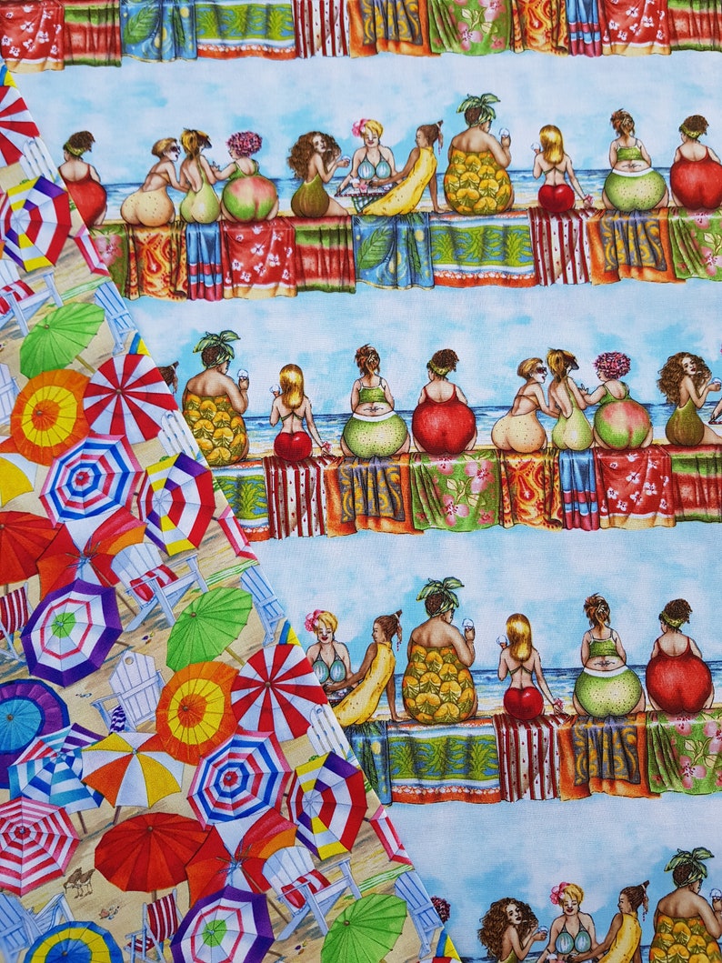 Mary Stewart for Elizabeth Studio the legendary Fruit Ladies, 4 full rows 46.5 cm x 1.10 m image 8