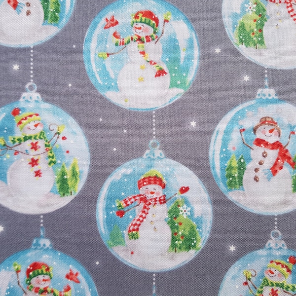 Clare Therese Gray - " Noel " for Windham Fabrics - Style #52597 D - Snow Day- 0,5 m x1,10 m