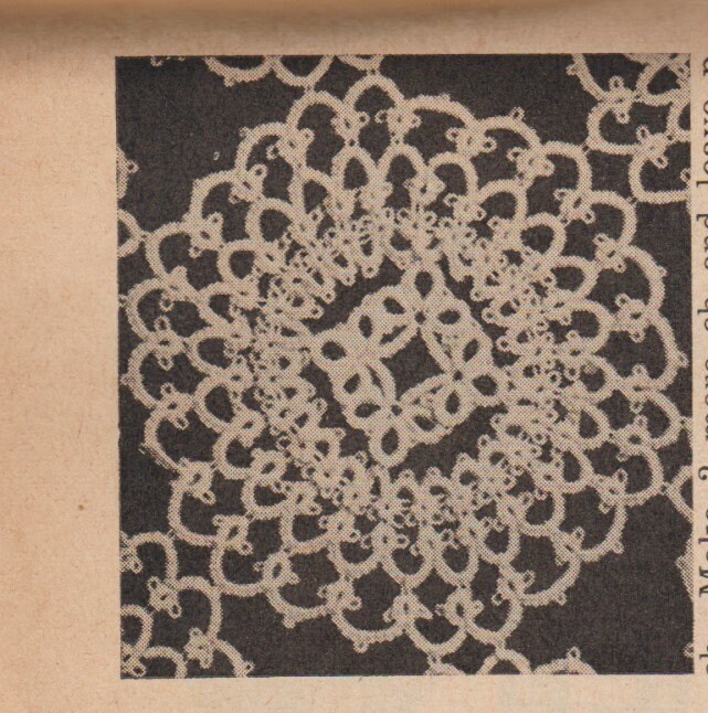 Tatting Motif Vintage 1950s P.D.F Pattern Etsy