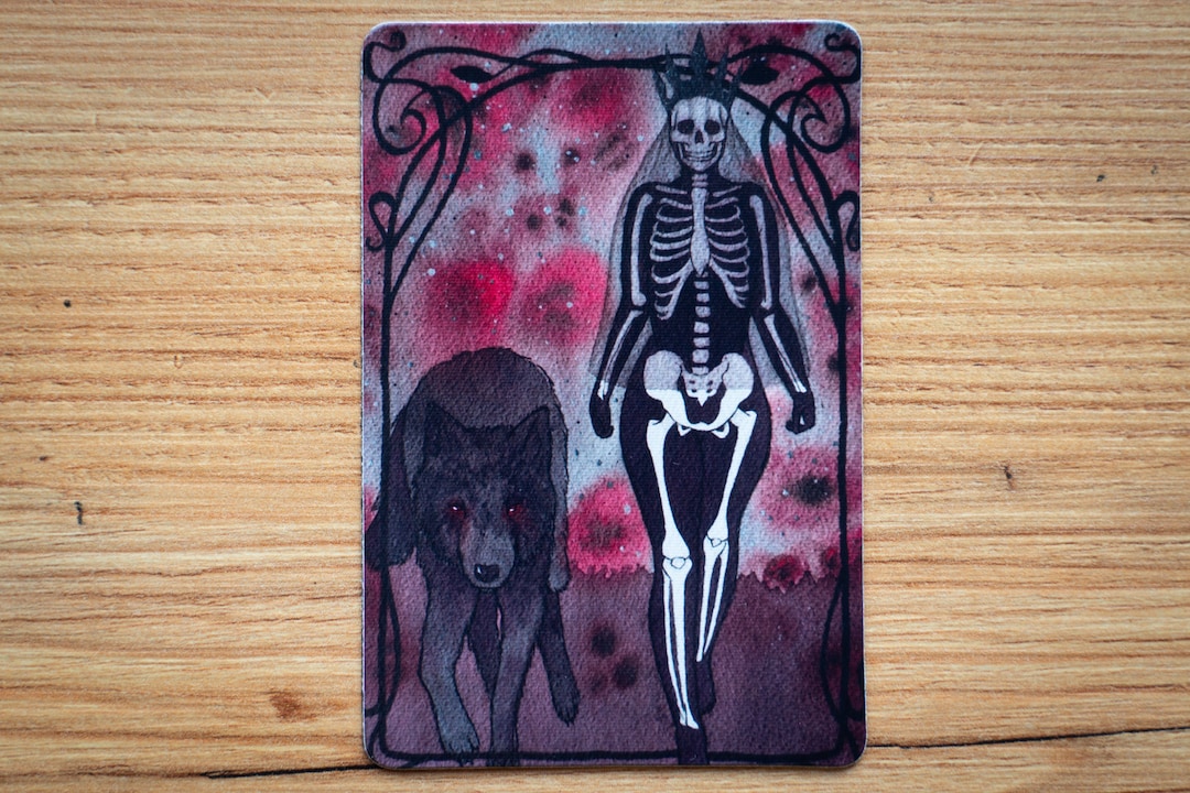 Kalma Goddess of Death Fridge Art on a Etsy