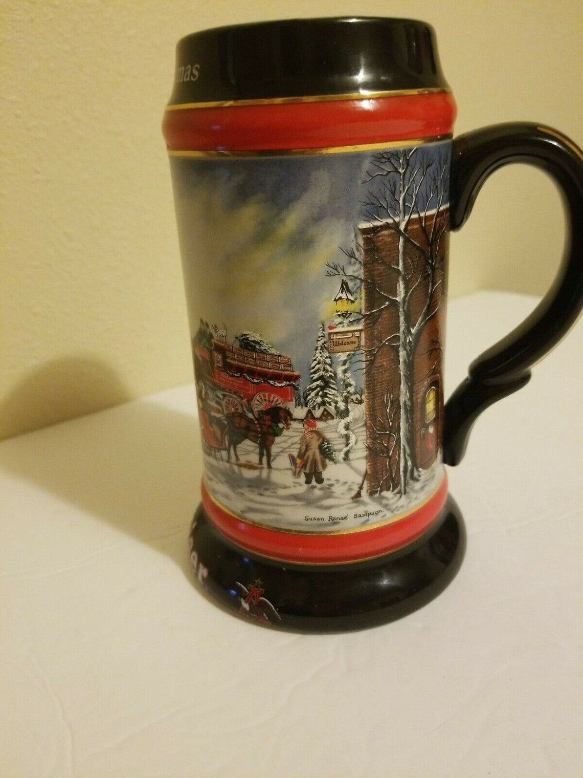 budweiser christmas mugs by year