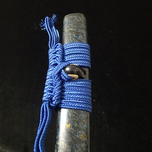 Blue  purple   Specialized Sageo For Japanese Samurai Swords's Saya