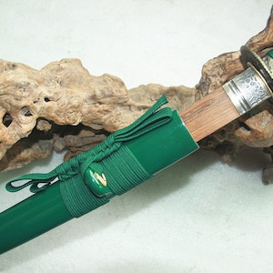 Wooden Samurai Katana Sword w/ Scabbard Cosplay Video Game
