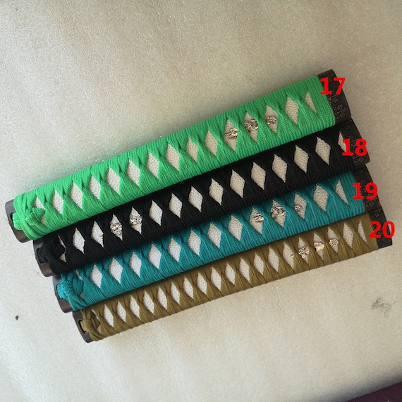 24 Colors Japanese Samurai Sword Fittings Katana Handle 26 Cm